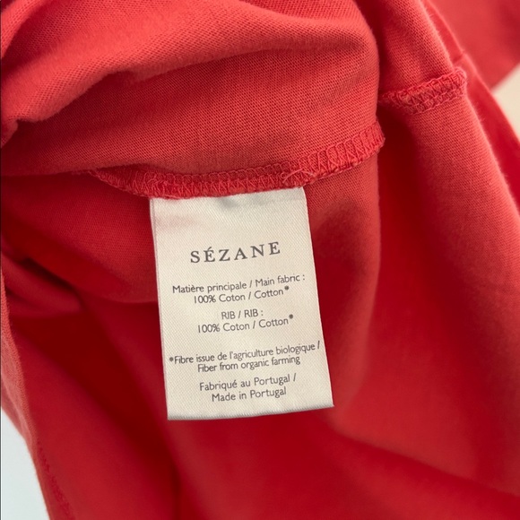 Sezane x Maddy Nye “AMOR” Short Sleeve Tee, Red - Picture 7 of 11